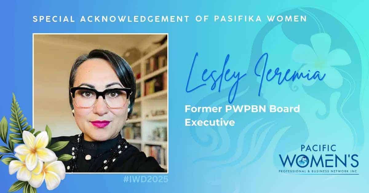 IWD Profile 2025 - Lesley Ieremia